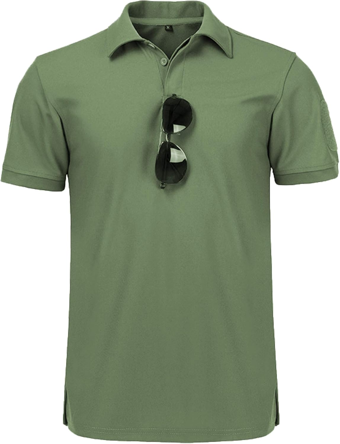 ZITY Mens Polo Shirt Cool Quick-Dry Sweat-Wicking Color Block Short Sleeve Sports Golf Tennis T-Shirt: Clothing