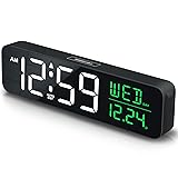 Peakeep Large Display Digital Alarm Clock for