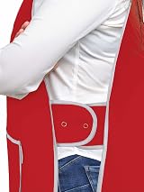 LINEN CLOSET Unisex Tabards with Pockets Chef Kitchen Aprons 65/35 Poly/Cotton view 2