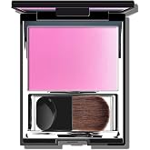 KYDA Pink Shimmer Blush, Gradient Cool Purplish Pink Color, Micro-fine Pearl Powder Blush, Soft Buildable Cheek Color, Lightweight Smooth, Multiuse Blusher Makeup Compact