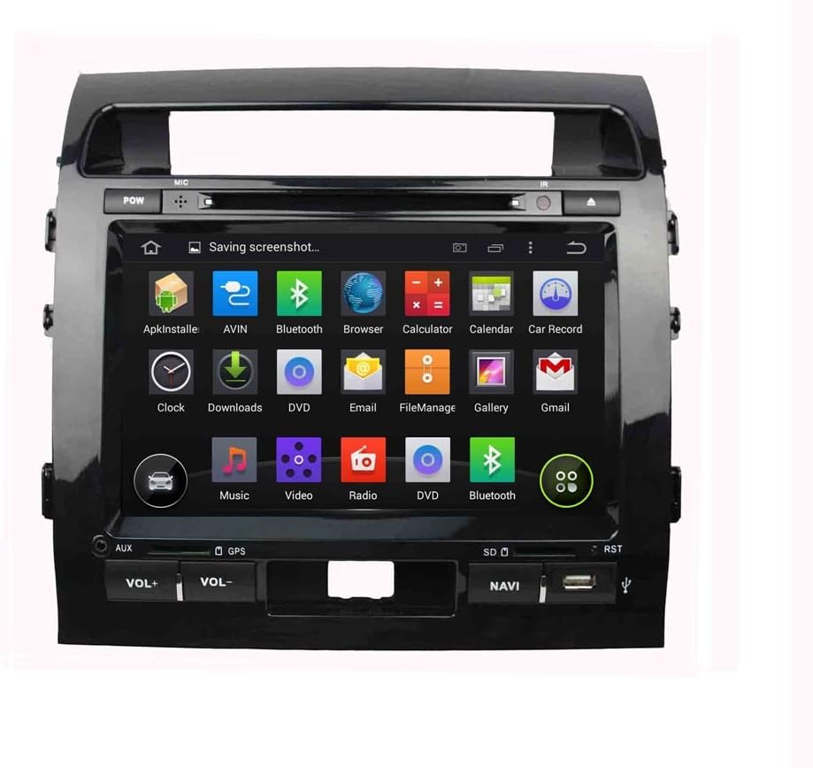 NewerStone Quad Core Android 4.4.4 Car Stereo for Toyota LAND CRUISER 9 inch support GPS/DVD/AM FM Radio/Steering Wheel Control/Bluetooth/Wifi/3G/AV-IN/Map Card/16 Gb Memory