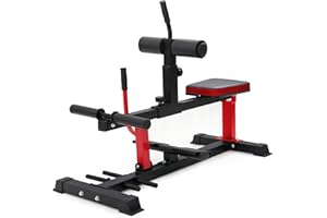 GMWD Adjustable Seated Calf Raise Machine with Band Pegs for Leg Training and Exercise - Home Gym Equipment