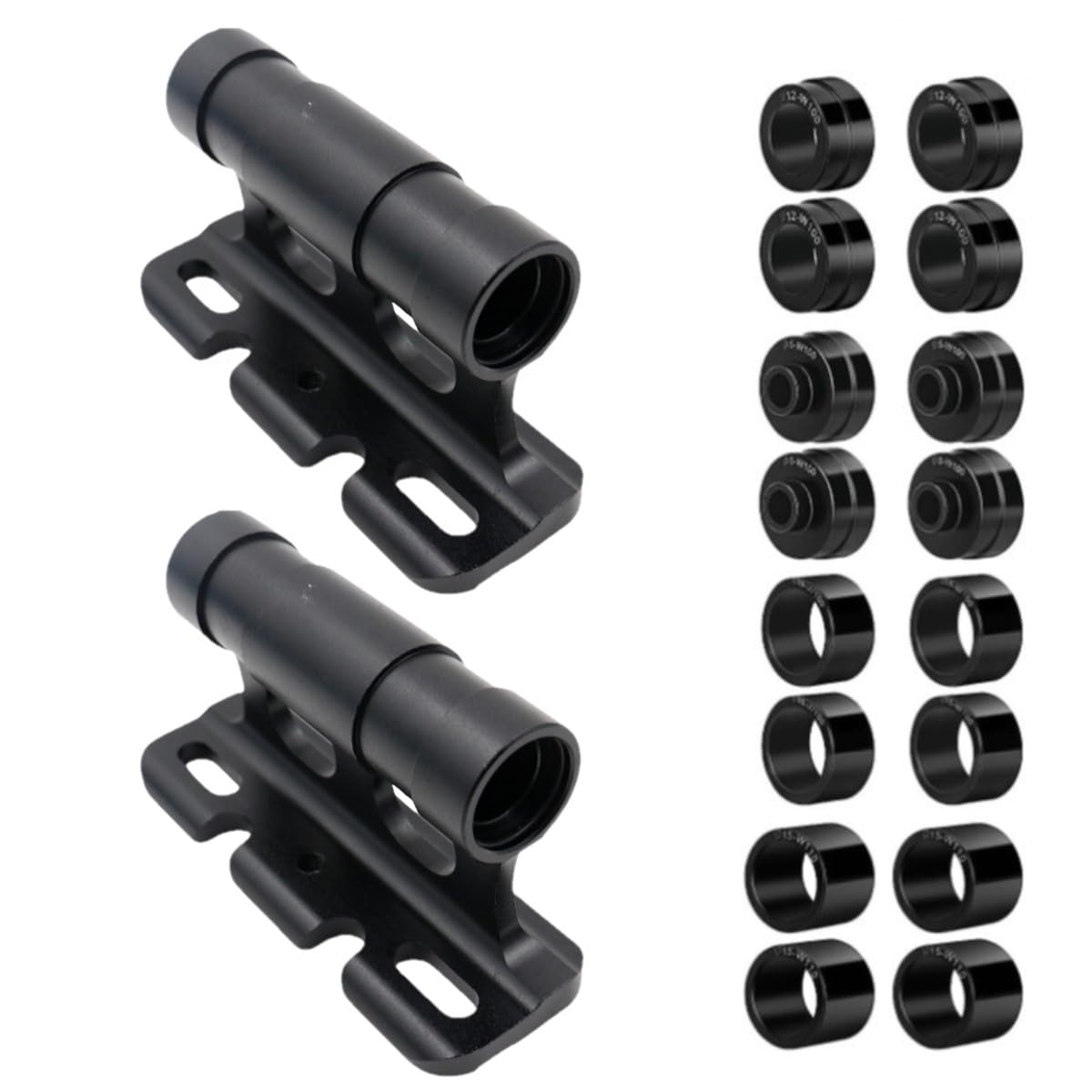 HOUSON 2 PCS Bicycle Fork Holder, Aluminium, Quick Release, Car Roof Rack, Compatible with Most Bicycles