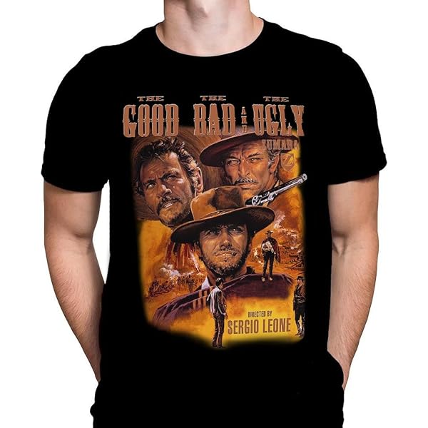 Urban Backwoods T-Shirt Uomo 'The Good The Bad And The Ugly II' Bianca - Taglia XL