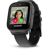 JrTrack 5 SE Kids Smart Watch by Cosmo | All-New Phone Watch &amp; GPS Tracker | Call &amp; Text, Kid-Safe, Precision Real-Time GPS Tracking, School Focus, Parental Controls, SOS &amp; Safety Alerts, Spotify Music