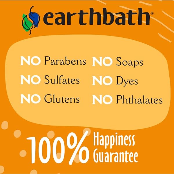 EARTHBATH, VANILLA & ALMOND 3-IN-1 DOG & PUPPY DEODORIZING SPRITZ – DOG ODOR ELIMINATOR FOR STRONG ODOR, CRUELTY-FREE DOG COLOGNE, DOG WASH SPRAY, MADE IN USA, DOG BATHING SUPPLIES – 8 OZ (1 PACK)