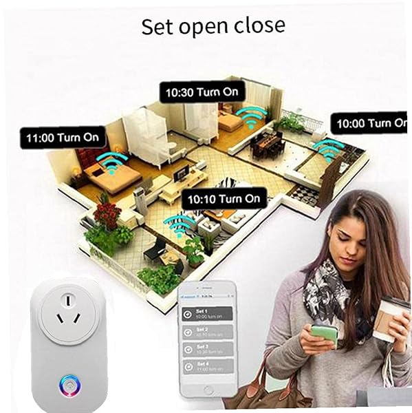 finebrand Inteligente Zcalo Wifi Enchufe Lspa8 De Control Remoto Del Interruptor Mini Mide La Energa Consumida Elctrica Home Energy Monitor Blanco