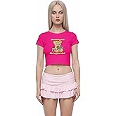 Strawberry Jams But My Dont Baby Tee Y2K - Funny Crop Tops Going Out Top T-Shirt