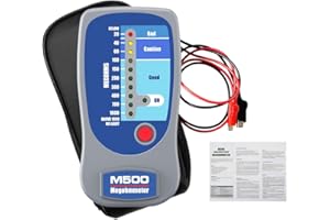 M500 Megohmmeter Insulation Tester, 500V Digital Megger Meter Measures Up to 1000 MΩ, Portable HVAC Motor & Compressor Insula