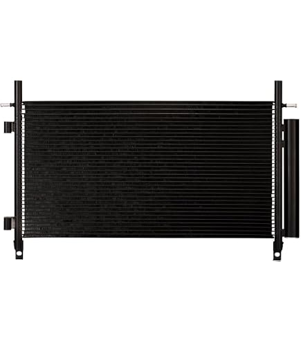 Premium A/C Condenser For Chevy Camaro 2012-2015 V6 3.6L & V8 6.2L – Direct Fit Replacement With Receiver Drier