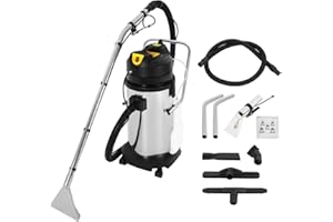 GRFCEVUE Commercial Carpet Cleaning Machine, 1034W 110V 40L/11Gal Commercial 3 in 1 Carpet Spraying Floor Brush Cleaner Machine Vacuum Washing Machine Portable Carpet Cleaning Machine for Hotel Guest Houses