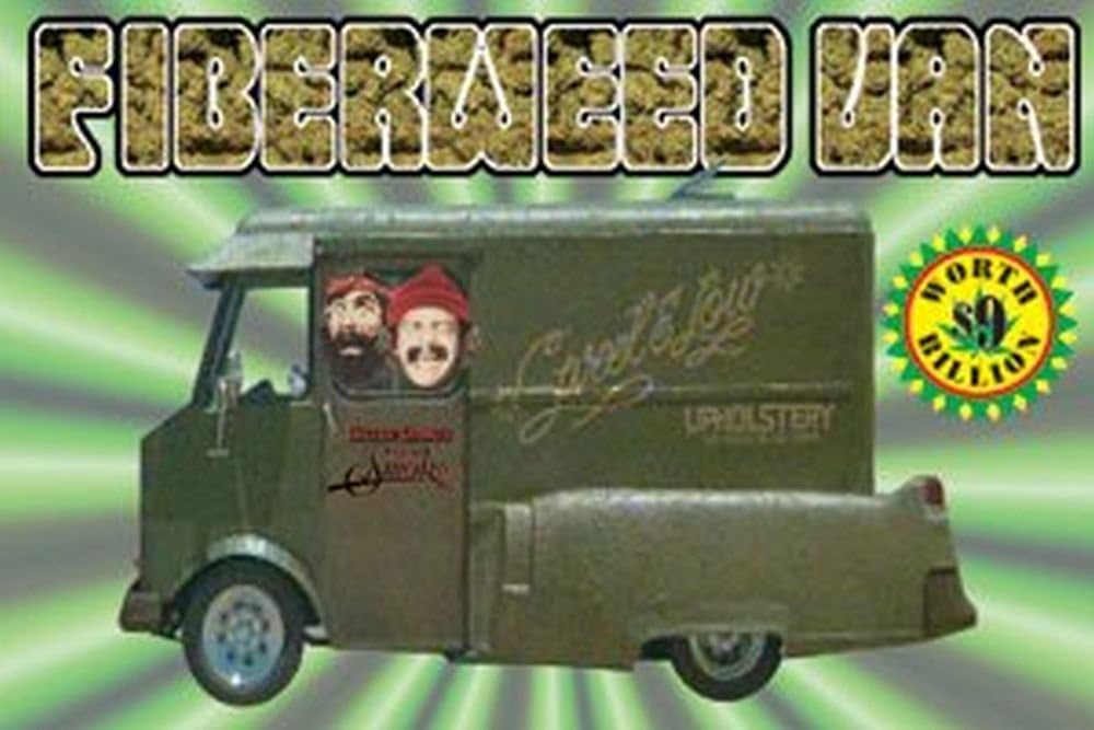 Amazon De Ill Rock Merch Cheech And Chong Fiberweed Van Magnet