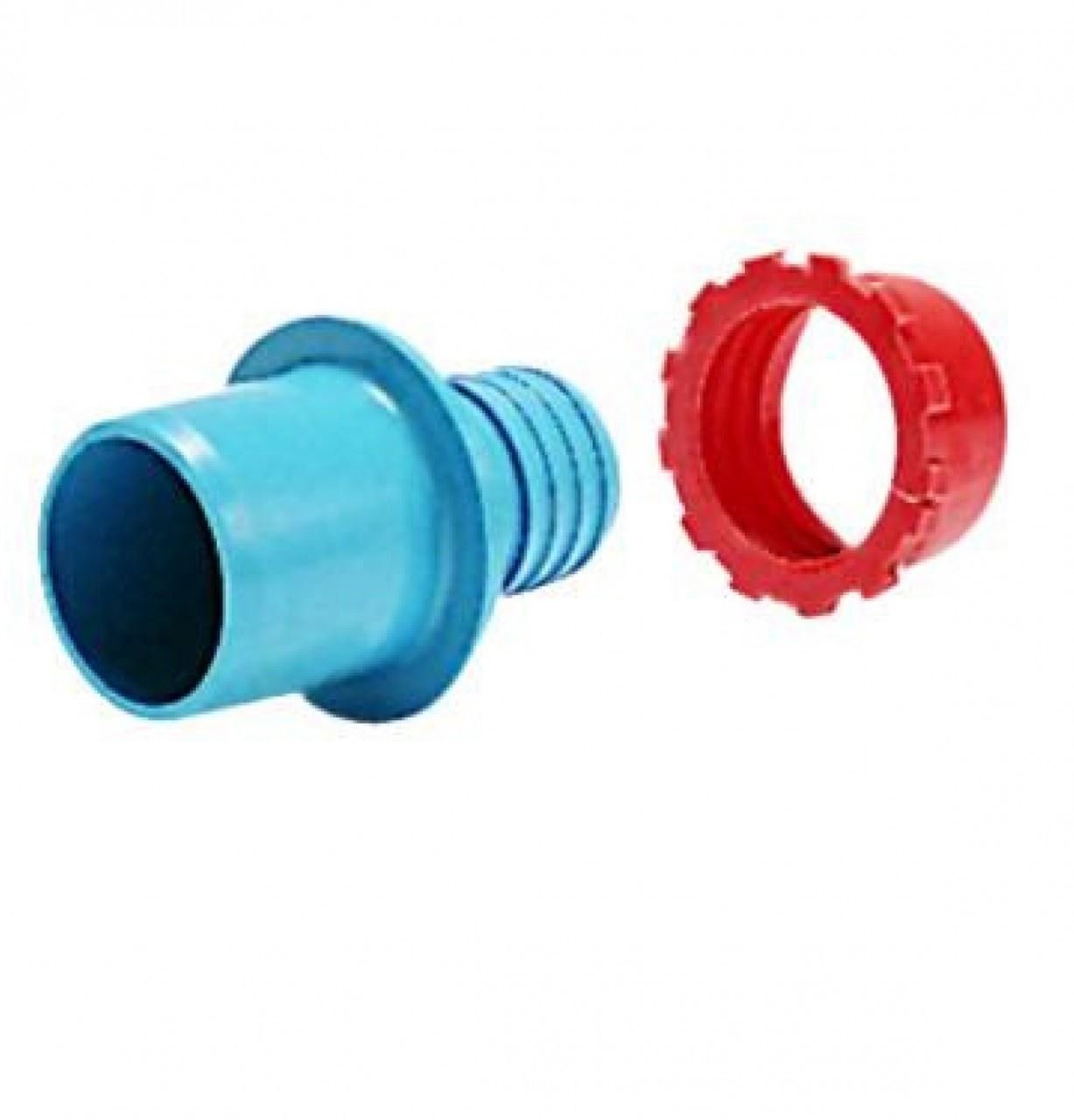 Plasson Low Density PE 1/2" Adaptor 7786 (Light Blue)