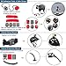 BAXIA TECHNOLOGY 38-in-1 Accessories for GoPro HERO 5 Session 4 3+ 3 2 1 Black Silver SJ4000/5000/6000, Sports Camera Accessories for Xiaomi Yi/ AKASO/ WiMiUS/ Lightdow/ DBPOWER/ APEMAN/ Aokon/ ANART