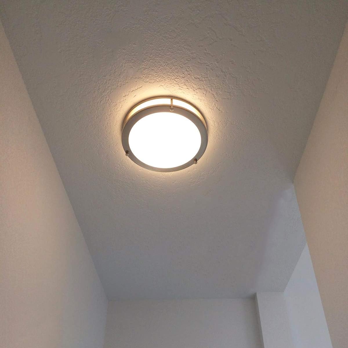 Drosbey 36W Ceiling Light Fixture, 13in Flush Mount Light Fixture, LED Ceiling Lamp for Bathroom, Bedroom, Kitchen, Laundry Room, Garage, Super Bright 3200 Lumens, 5000K Daylight White: Home Improvement
