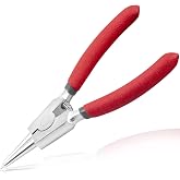 LEONTOOL 5-Inch Snap Ring Pliers External Circlip Pliers with Straight Jaw | Lock Ring Pliers, Retaining Ring Pliers, C Clip Removal Tool, Ring Remover Retaining and Remove Hoses