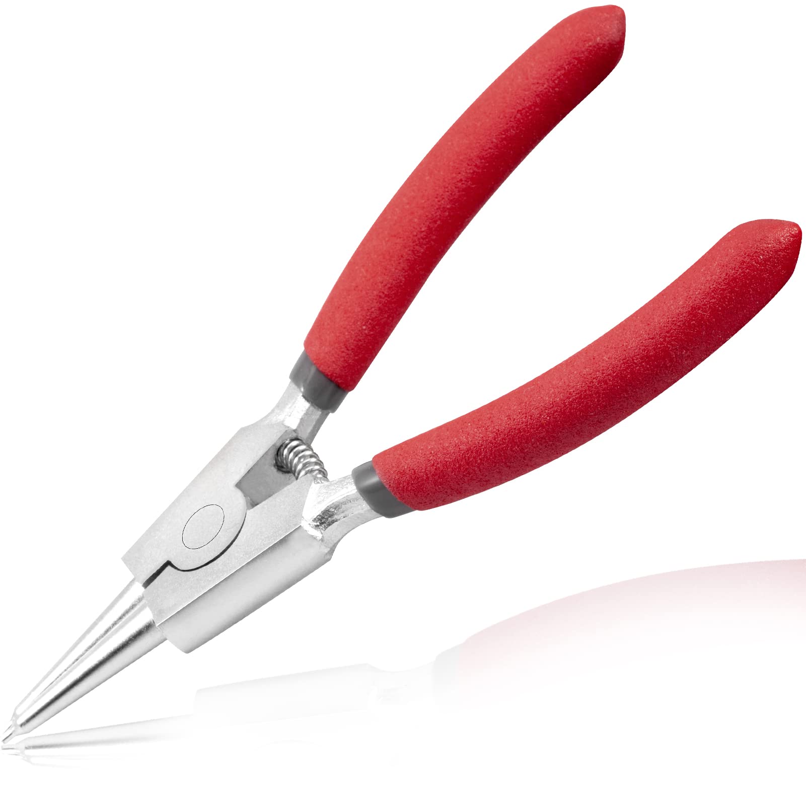 LEONTOOL External Circlip Pliers - 5-Inch Snap Ring Pliers for Ring Remover, Retaining and Hose Removal