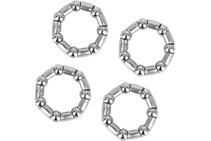 Hihaha 4pcs 37mm x 7 Ball Bearing Cages Crank Bearings Wheel Bearing Retainer for Bicycle Durable Material