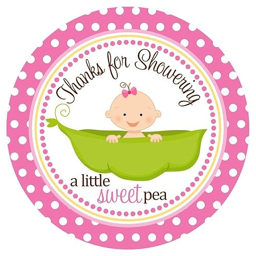 sweet pea baby shower favors