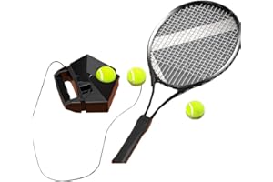 Self-Tennis Trainer for Beginners – Rebound Tennis Ball with String, Portable Solo Training Aid, ABS Base with Sandbag Weight