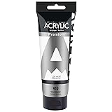 AUREUO Shimmering Silver Acrylic Paint, 4 Fl Oz