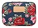 Kayond 8 Inch Tablet Sleeve Water-Resistant Canvas Storage Bag Charger case (Peony)