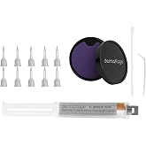 Dermaflage Scar Filler Kit - Bronze Dark - Deep Scar Cover and Waterproof Concealer for Acne Scars Wrinkles, and Ice Pick Scars Makeup, 1 mo supply