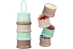 3 Layers Milk Powder Dispenser, Food Storage Box, Portable Formula Milk Powder Container, Suitable for Milk Powder, Food, and