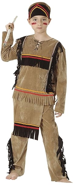 Boland 86945 - Kinderkostüm Indianer Kleiner Adler, Größe 104 - 116