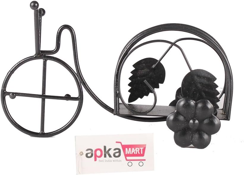 Apka Mart the online shop Napkin Holder Caddy | Tissue Paper Stand & Holders | Metal Tissue Dispenser Cum Stands - for Home, Dining, Kitchen, Bath | Office Desk Organiser - 8 Inch