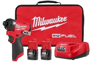 Milwaukee Electric - M12 Fuel. 1/4 HEX Impact Driver KIT