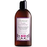 Just Nutritive Purple Conditioner for Blonde, Gray, White, Silver, and Bleached Hair - Eliminate Brassiness, Boost Shine, Repairs, Hydrates, Sulfate-Free, Paraben-Free, Gentle on Scalp, 8 oz.