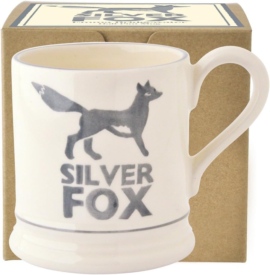 Emma Bridgewater Silver Fox 1/2 Pint Mug Amazon.co.uk Kitchen & Home