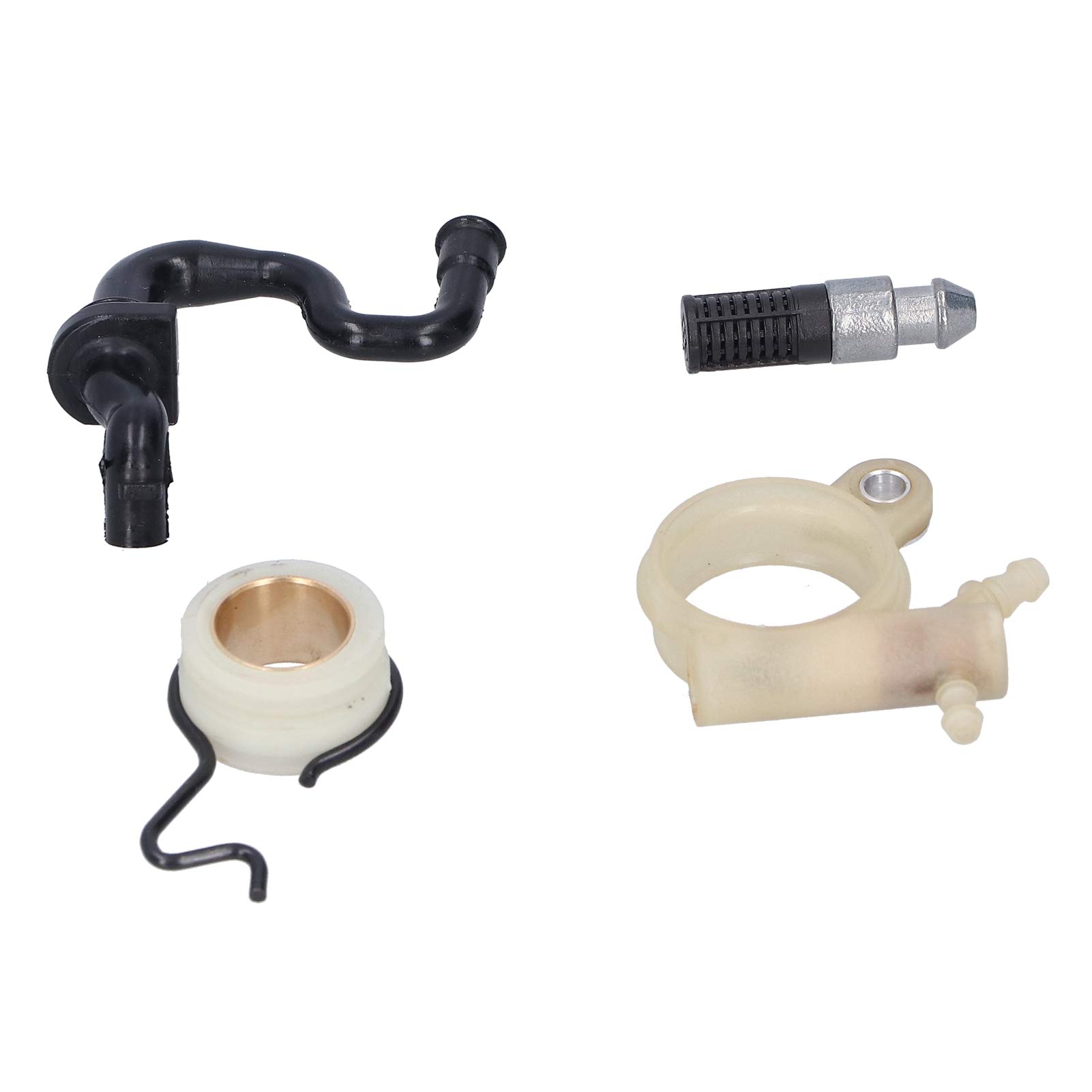 Cikonielf Oil Pump Kit for STIHL MS251, MS231, MS231C, MS251C Chainsaw, ABS and Silicone Construction, Includes Pump, Hose, Filter, Worm Gear