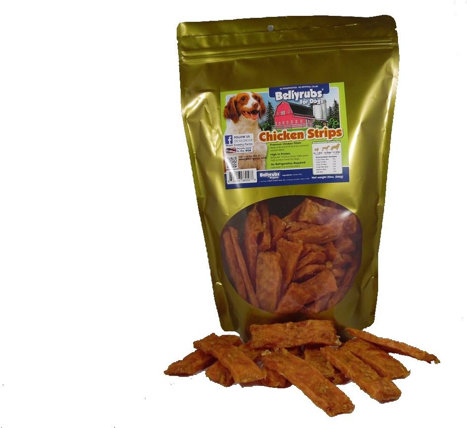 dried chicken strips for dogs