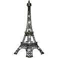 DOITOOL Eiffel Tower Statue, 9.7" Tall Tabletop Eiffel Tower Decor, Light Up Eiffel Tower Lamp, LED Eiffel Tower Night Light French Figurine, Metal Eiffel Tower Ornament for Home Office Table Decor
