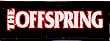 The Offspring - Black, White & Red Rectangle Logo - Embroidered Iron On or Sew On Patch