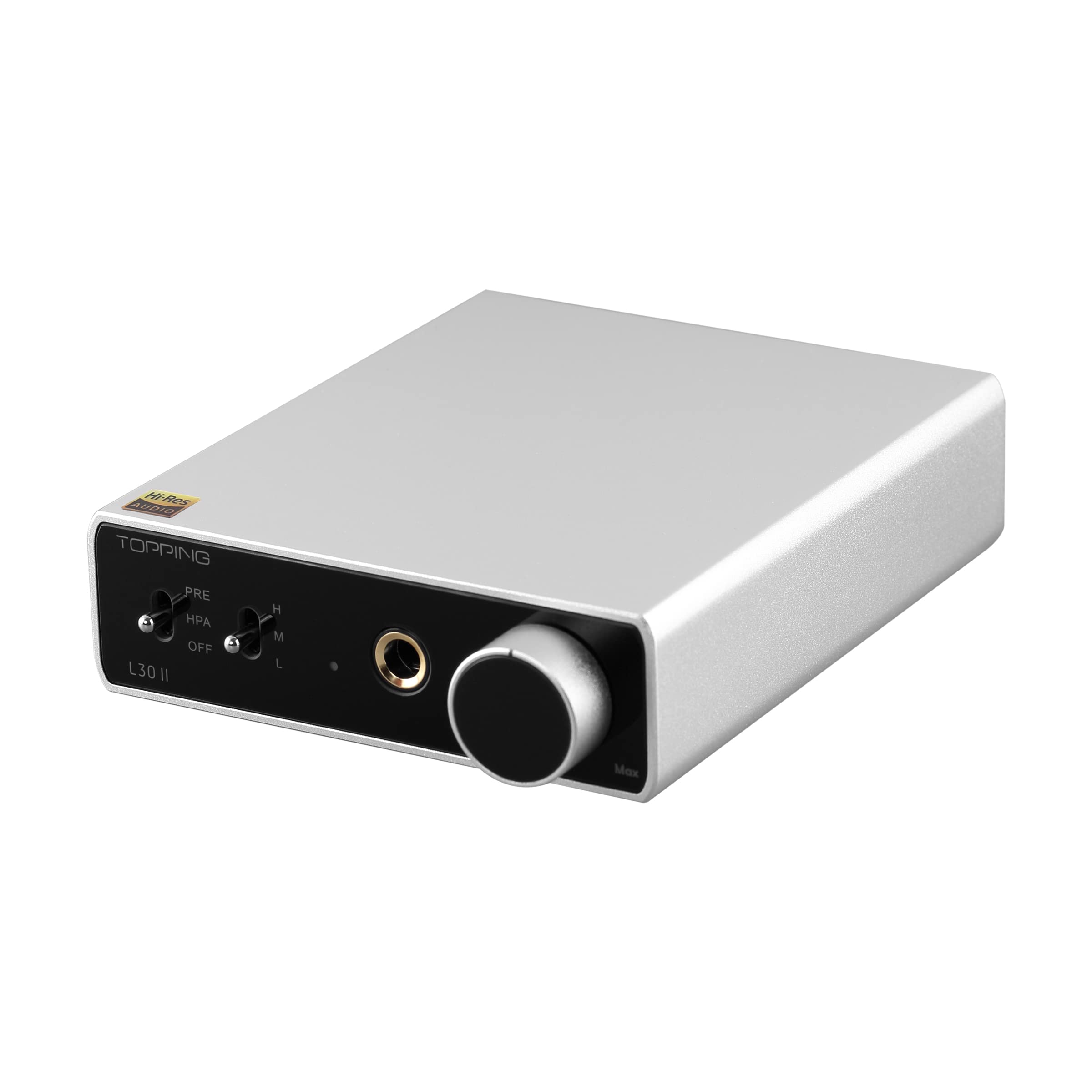 TOPPING L30II NFCA Modules UHGF Technology 0.3uV Ultra Low Noise Cost-effective Headphone Amplifier (Silver)