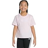 adidas Girls Short Sleeve Embroidered Logo T-Shirt