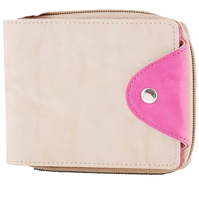 Pellcaso? Stylish PU Leather Wallet & Card Holder for Women -Pink