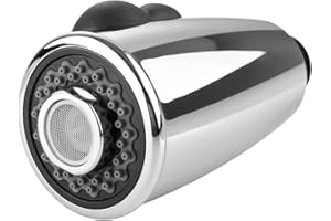 Dura Faucet DF-RK821-CP RV Pull-Down Kitchen Faucet Sprayer Head Replacement for Models DF-PK350 and DF-PK160 (Chrome)