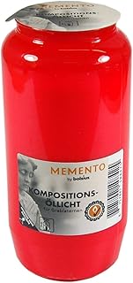 Bolsius Kompositionsöllicht Nr. 7 rot, 24er Pack