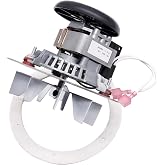 Adviace Replacement 812-4400 Exhaust Combustion Blower for Quadrafire/Quadra-Fire Castile &amp; Santa Fe &amp; Contour Pellet Stoves and Inserts