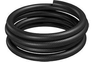 SINTLY 1/4 Inch Fuel Line Hose 5FT NBR Rubber Push Lock Hose SAE 30R7 200PSI