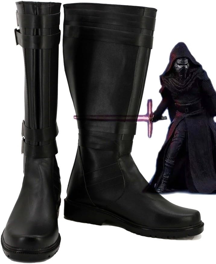 Telacos The Force Awakens Movie Costume Kylo Ren Cosplay Shoes Sith Cosplay Boots