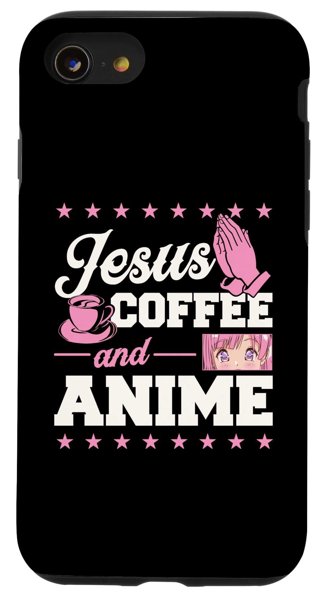 iPhone SE (2020) / 7 / 8 Jesus Coffee And Anime Case