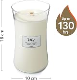 WoodWick Large Hourglass Scented Candle Linen with Crackling Wick 130 Hours view 3