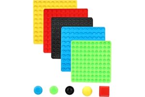 500pcs Bump Dots for Visually Impaired, Assorted Sizes Adhesive Silicone Braille Stickers Low Vision Aids Tactile Dots for Bl