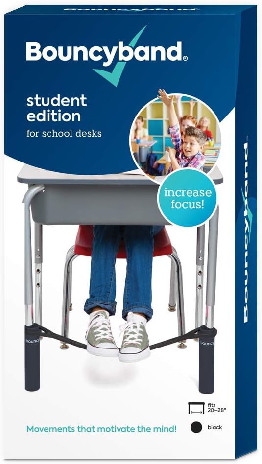 The Original Bouncy Bands® for Desks - Children Love Bouncing Their feet and Feeling The Tension to Relieve Their Anxiety, hyperactivity, Frustration, or Boredom.: Health & Personal Care