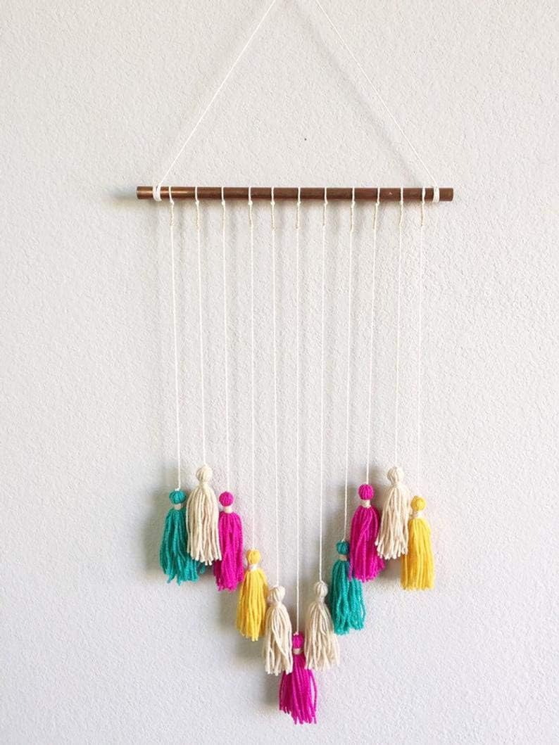 Paperiva Photo Macrame Wall Hanging Display Collage Pictures Organizer Home Décor